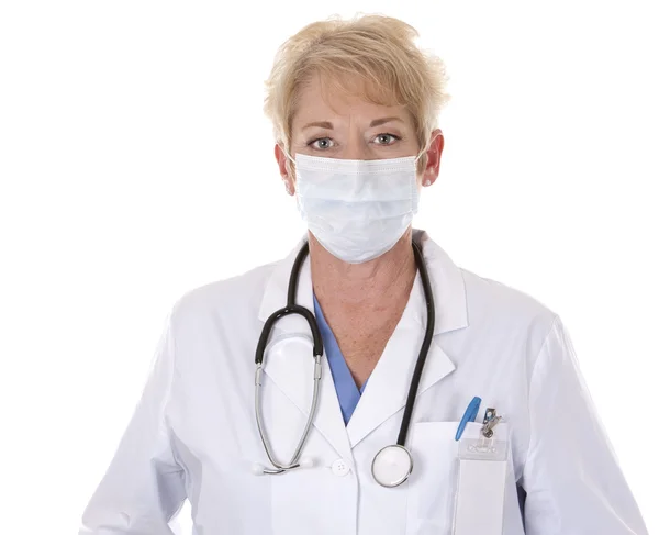 Doctor wearing a mask — Stockfoto