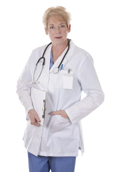 Doctor holding notes — Stock Photo, Image