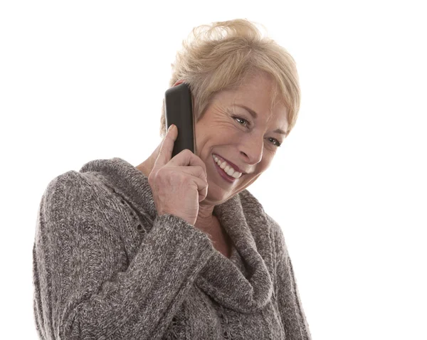 Donna al telefono — Foto Stock