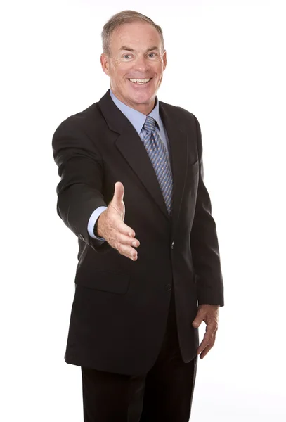 Handshake from business man — Stock Photo, Image