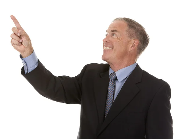 Business man pointing — Stock Photo, Image