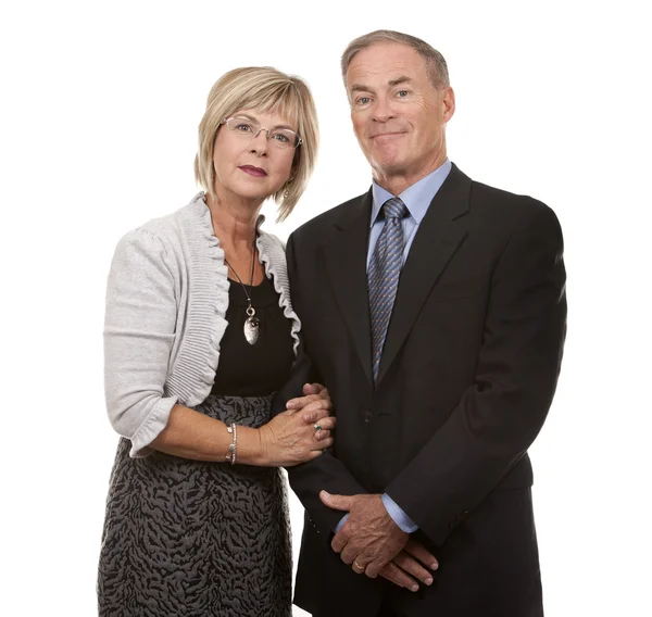 Formella äldre par — Stockfoto