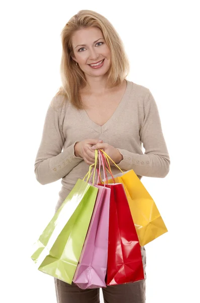 Mujer de compras — Foto de Stock