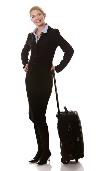 Mujer de negocios viajando — Foto de Stock