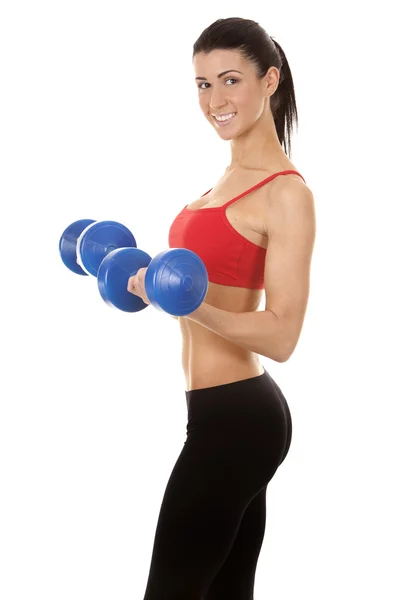 Fitness-Frau — Stockfoto