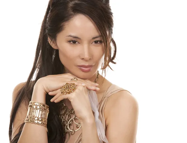 Asiatische Glamour-Frau — Stockfoto
