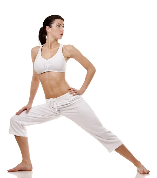 Woman stretching Stock Picture
