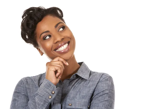 Casual vrouw Rechtenvrije Stockfoto's