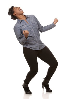 Casual kadın heyecan