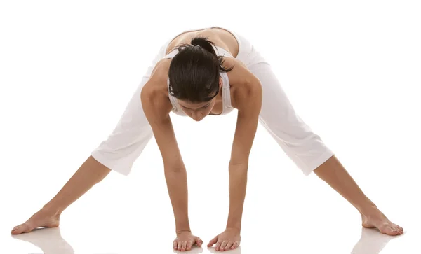 Woman stretching — Stock Photo, Image