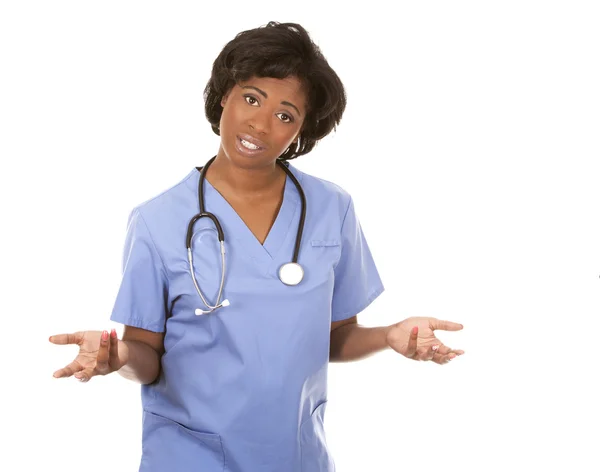 Nurse giving bad news — Stock Photo, Image