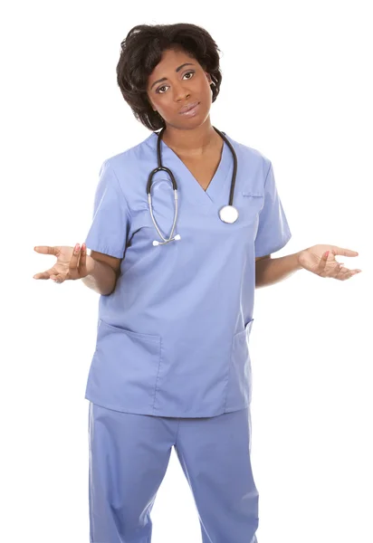 Nurse giving bad news — Stock Photo, Image