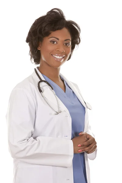 Black medical doctor — Stock Photo, Image