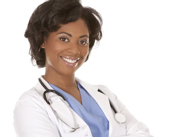 Black medical doctor — Stock Photo, Image