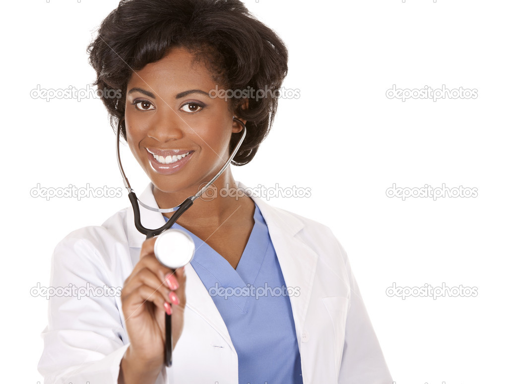 doctor using stethoscope — Stock Photo © zdenkam 25322969