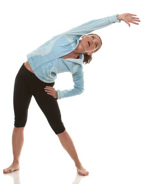 Fitness woman stretching — Stock Photo, Image