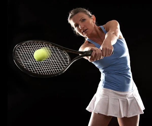 Tennisvrouw — Stockfoto