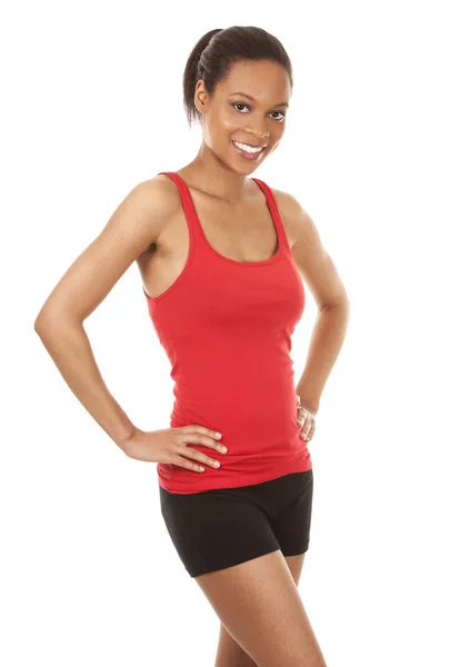 Pretty fitness woman — Stock Photo, Image