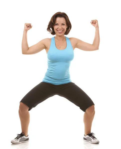 Woman exercising — Stock Photo, Image