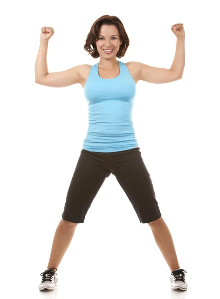 Woman exercising — Stock Photo, Image