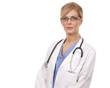 Olgun kadın doktor