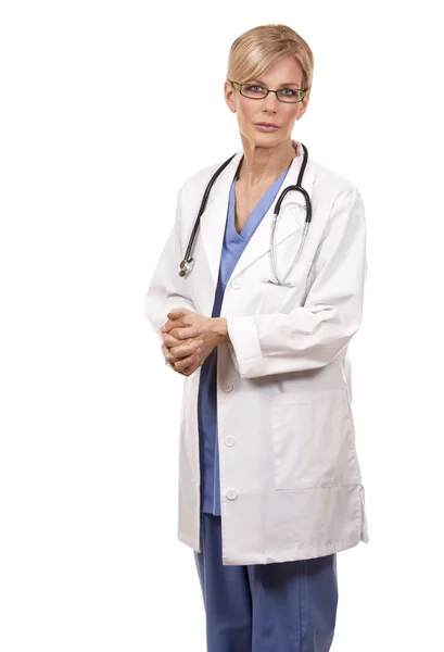 Zralý ženský lékař — Stock fotografie
