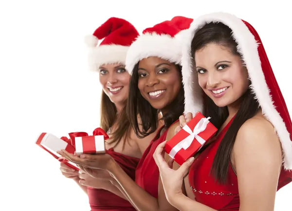 Grupo de mulheres de Natal — Fotografia de Stock