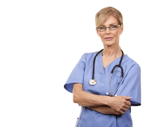 Mature female nurse — Stock Photo, Image