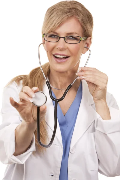 Mature female doctor — Stock Photo, Image