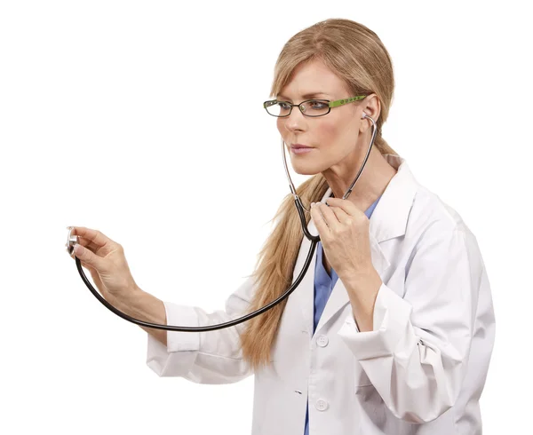 Mature female doctor — Stock Photo, Image