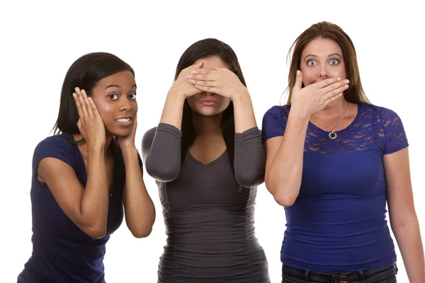 Groep van casual vrouwen — Stockfoto