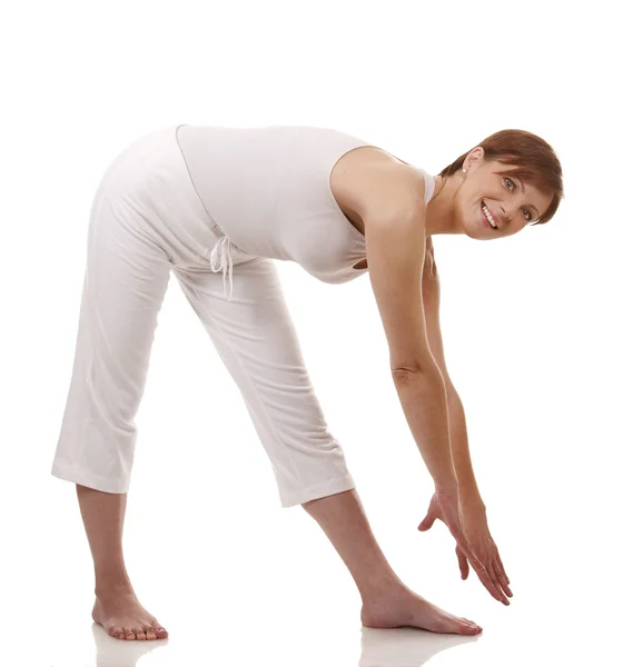 Yoga de mujer — Foto de Stock