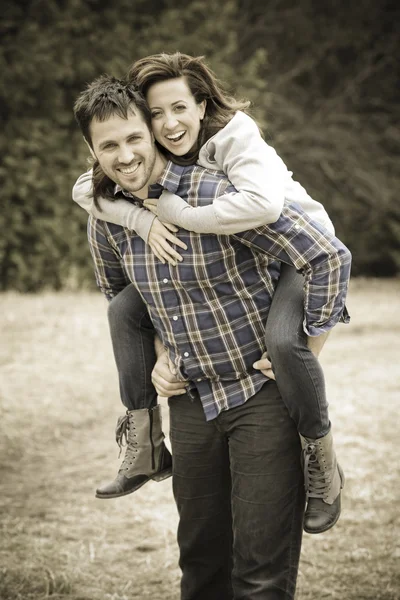 Casual couple — Stock Photo, Image