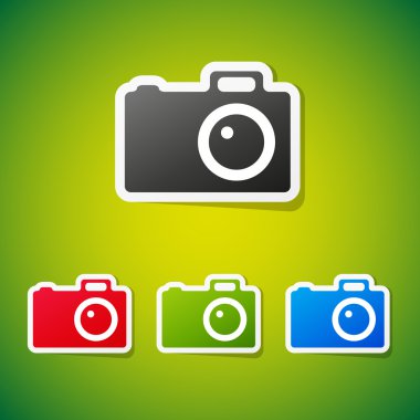 vektör fotoğraf çıkartmaları