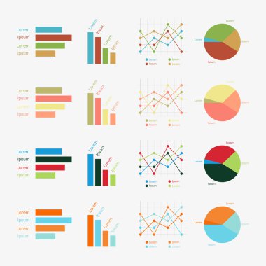 Infographic grafikleri vektör