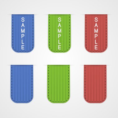 vektör retro şeritler