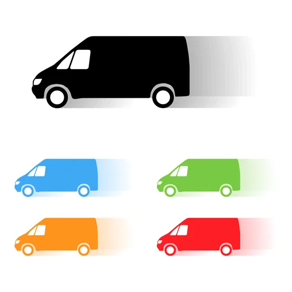 Vector van silhouettes — Stock Vector