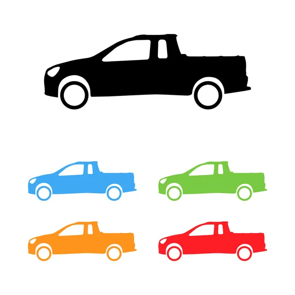 Vector car silhouettes — Stock Vector