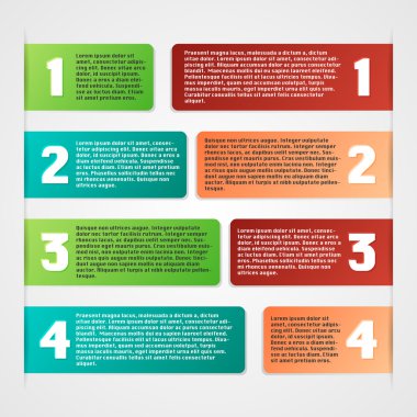 vektör infographics set