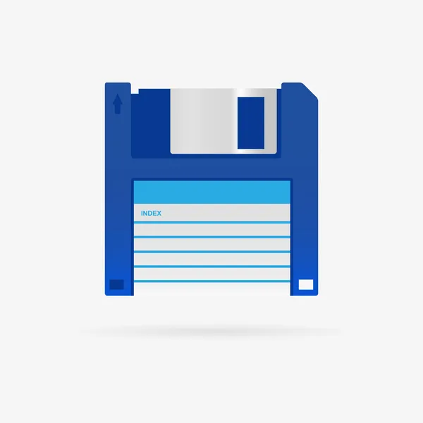 Vector floppy-disk pictogram — Stockvector