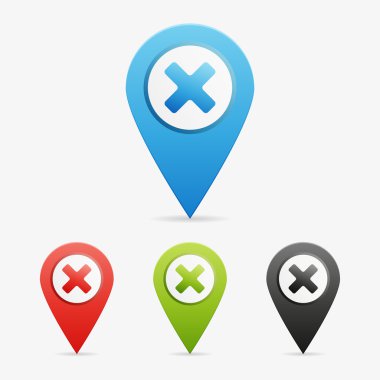 vektör çapraz işaretçiler