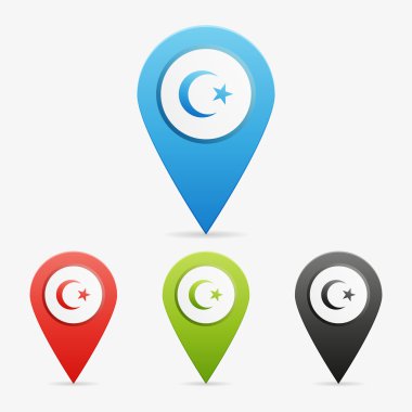 islam işaretçiler vektör