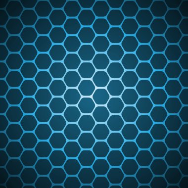 mavi soyut altıgen arka plan