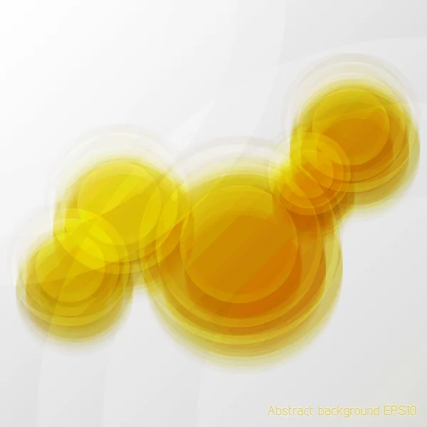 Orange abstrait fond de verre flou — Image vectorielle