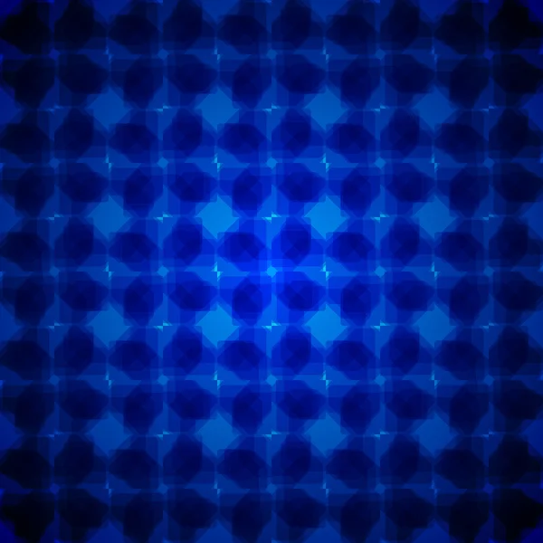 Blau abstrakte Fliesen Hintergrundmuster — Stockvektor