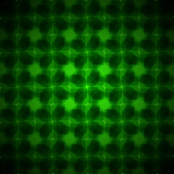 Green abstract tiling background pattern — Stock Vector
