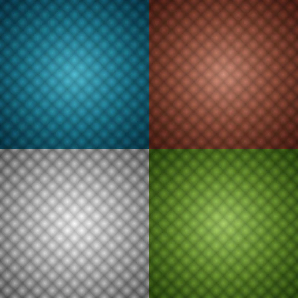 Sæt af farve abstrakt baggrundsmønster – Stock-vektor