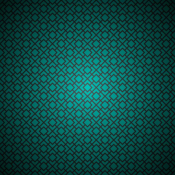 Turquoise abstracte naadloze achtergrondpatroon — Stockvector