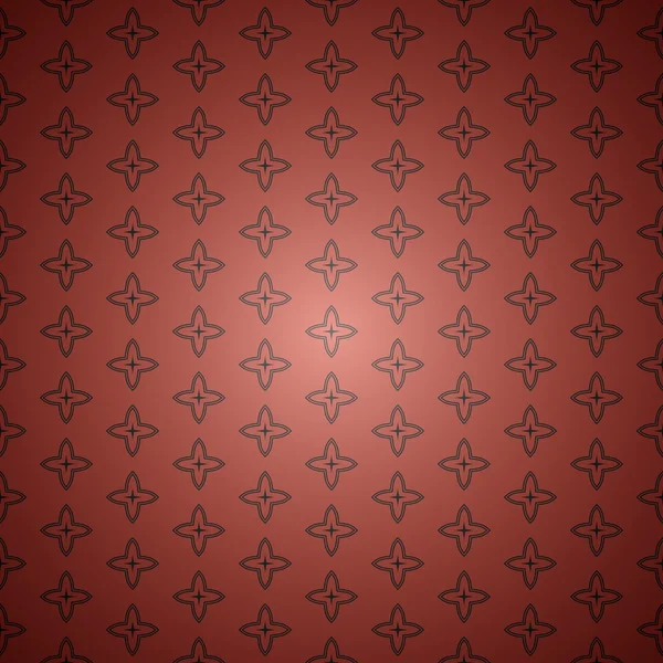 Vermelho sem costura abstrato vintage fundo padrão — Vetor de Stock