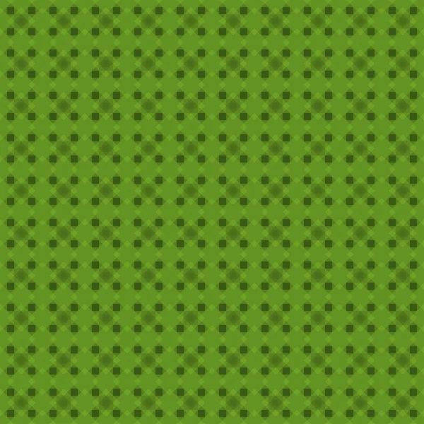 緑のチェックのレトロな背景パターン — ストックベクタ